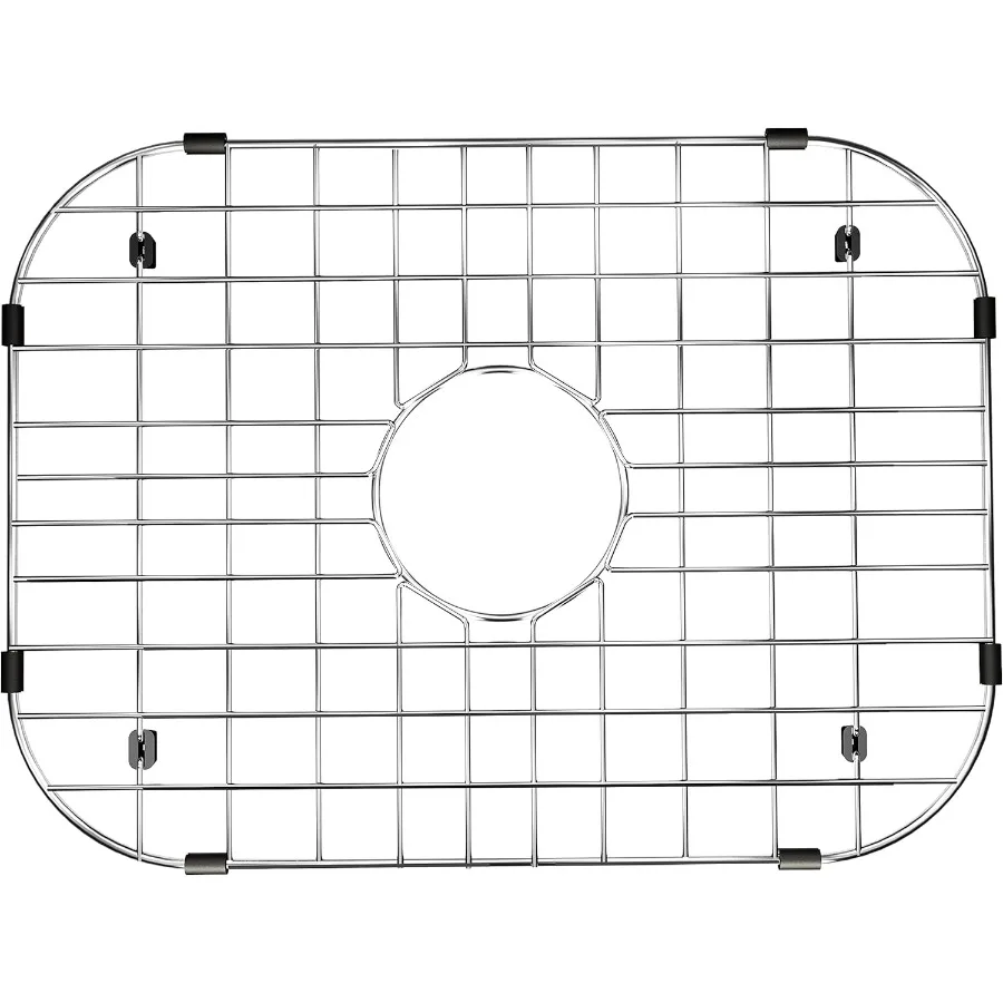 

Sink Grid and Rack Protectors Stainless Steel 181 8 L x 133 8 Grids for Bm of Kitchen Drain With Corner Radius
