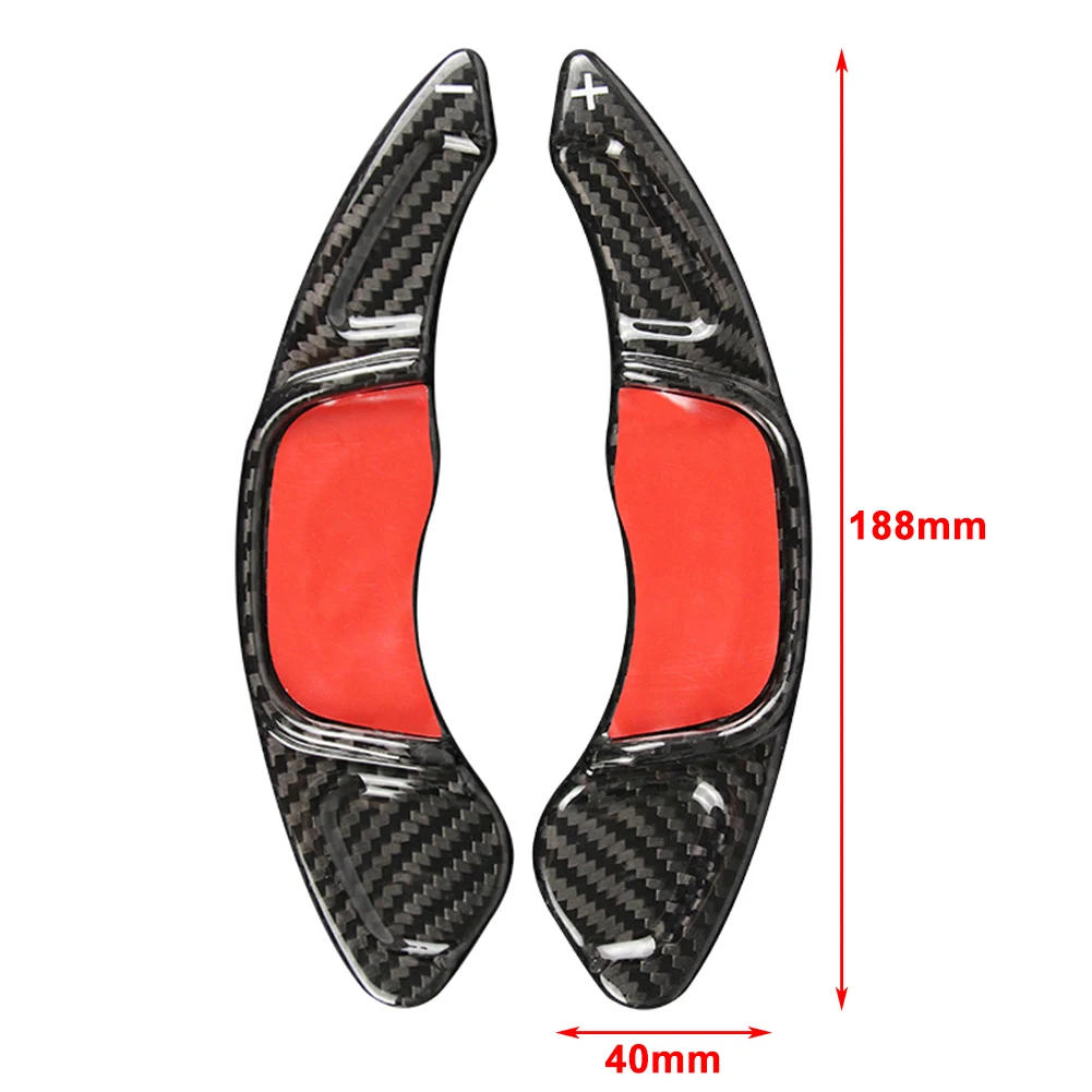 Real Carbon Fiber Car Steering Wheel Shift Paddle For Volkswagen VW Golf 7 GTI MK7 R 2015-17 Sagitar GLI 2016-17 POLO GTi 15-17