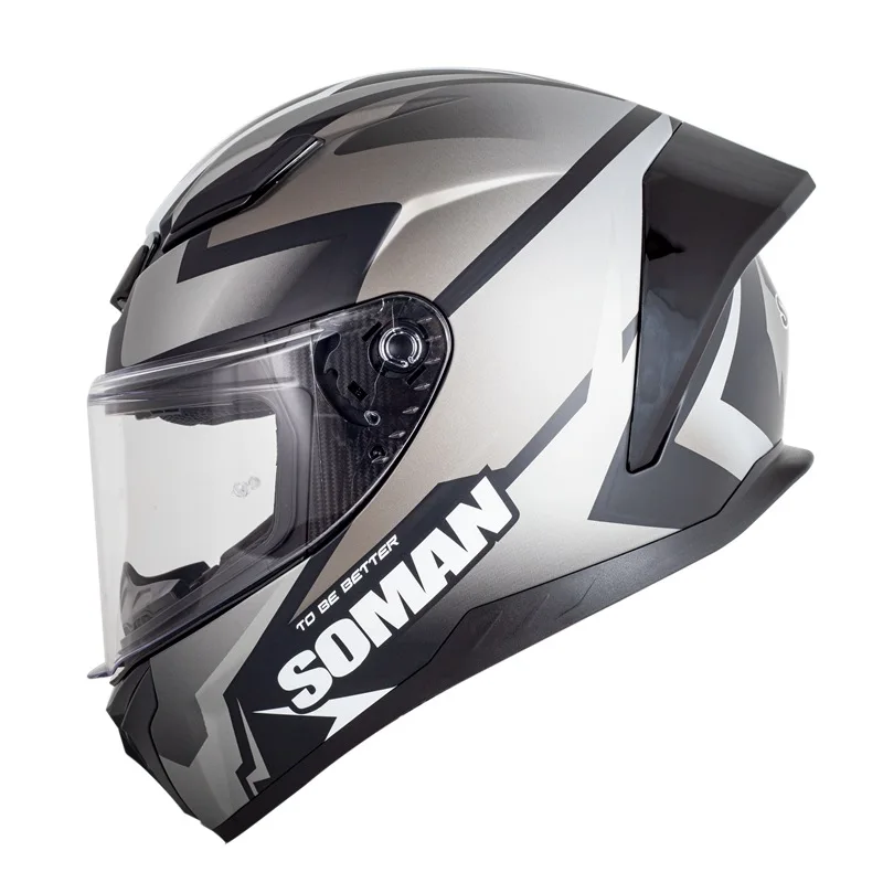 SOMAN SM973 Full Face Open Face Motorcycle Helmet DOT Certification Universal Lightweight Casco Motorcycle Equipment