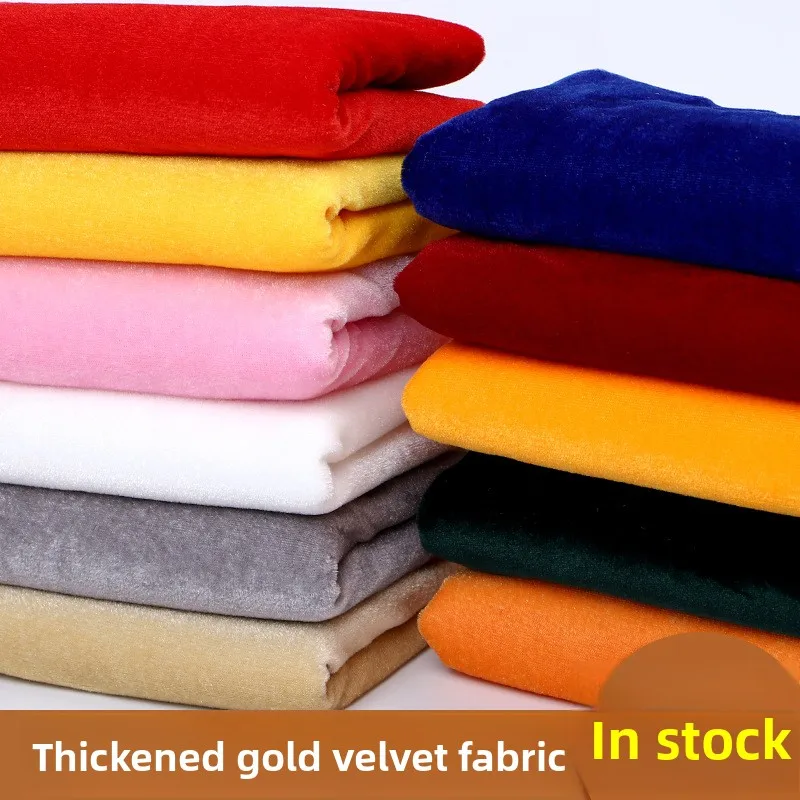 

Velvet fabric, solid color velvet fine silk velvet, stage curtain, tablecloth, wedding fabric wholesale Fabrics by the meter2025