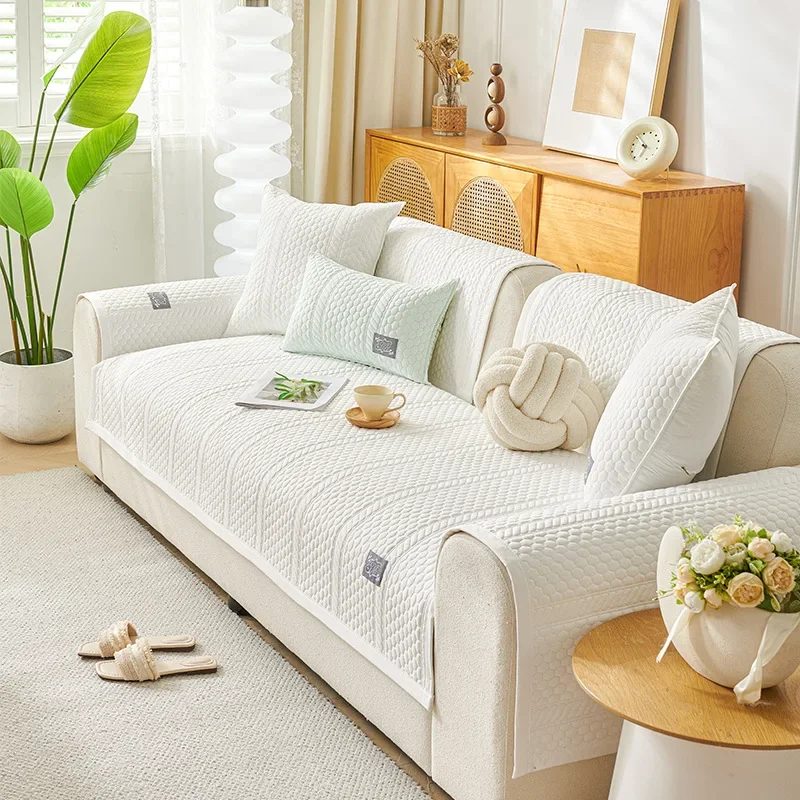 Summer Cold Feeling Sofa Cover Comfortable Cooling Mat Living Room Cushion Wear-resistant Quick-drying Non-slip Sofa Slipcover