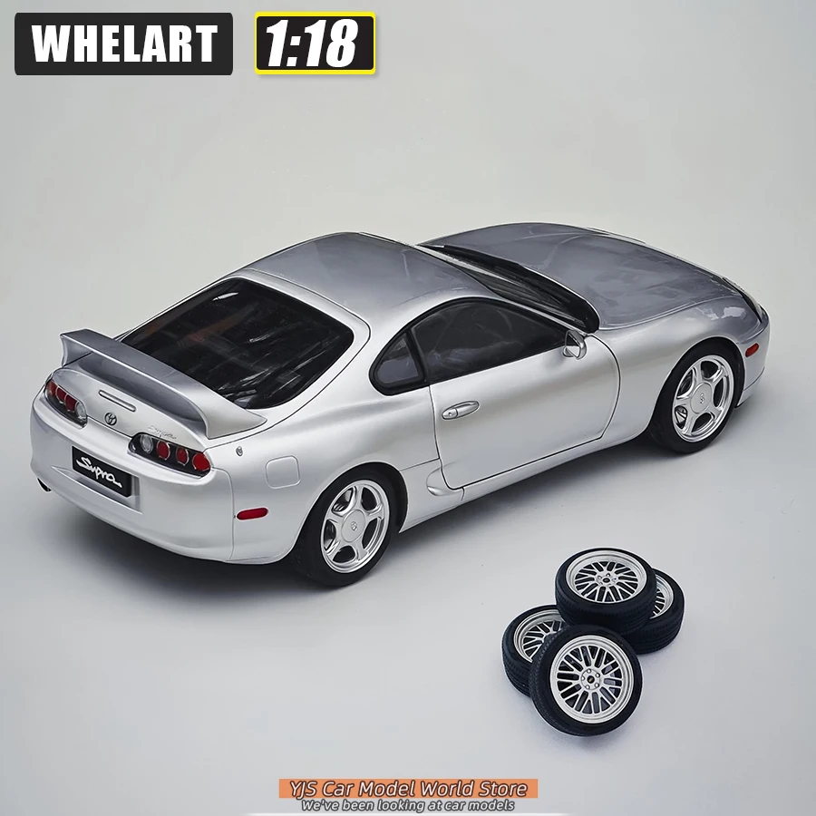 WHELART 다이캐스트 모델 1:18 토요타 수프라 A80 자동차 모델 친구에게 보내는 휴일 선물 컬렉션 정적 모델