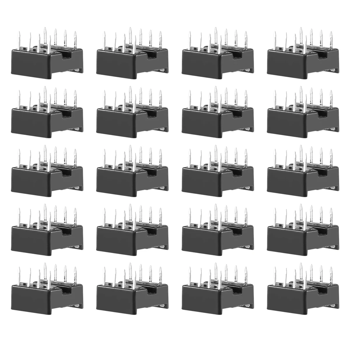 20 x 8 Pin 2.54mm Pitch IC Sockets Solder Type Adaptor XY