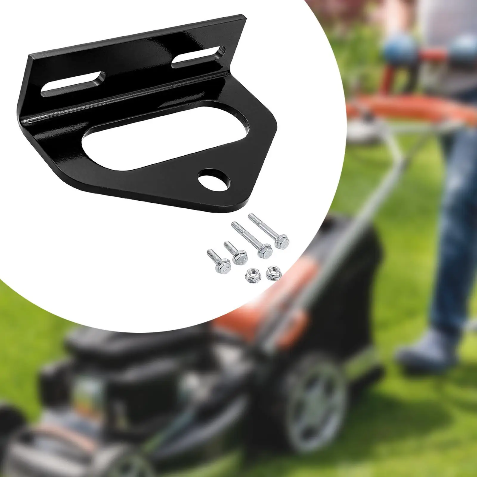 Mower Trailer Tow Hitch Sturdy Efficient Durability Portable Heavy Duty High Performance Easy to Install Mower Accessories Steel