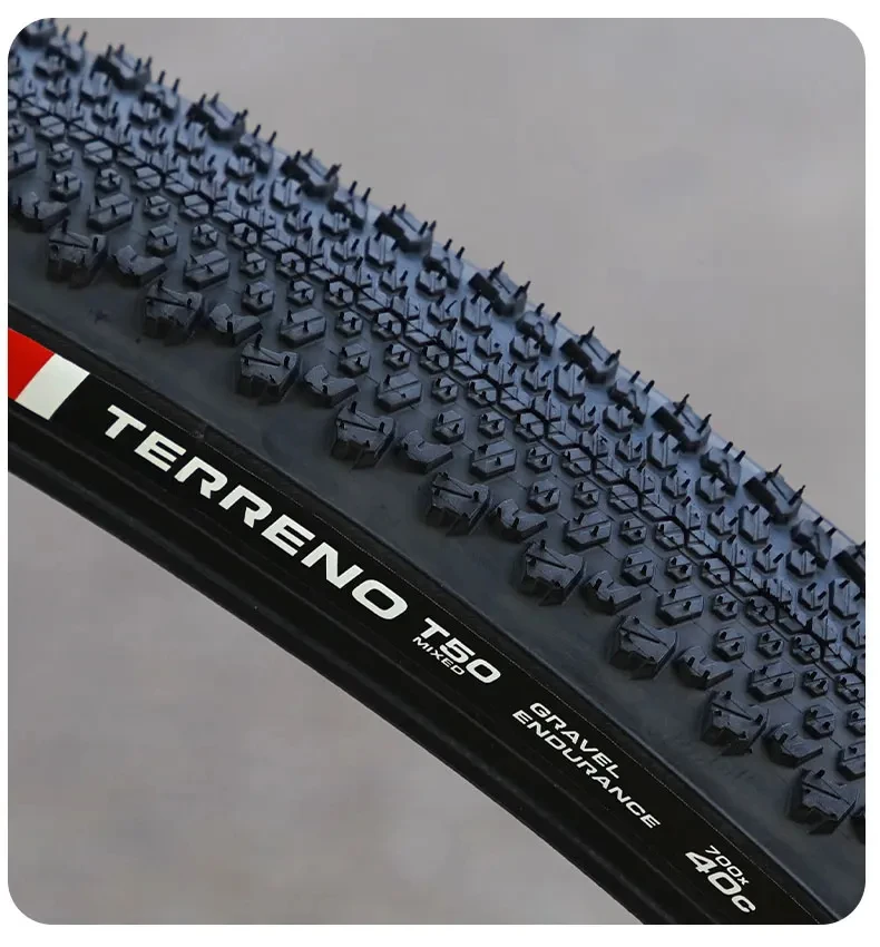 Vittoria TERRENO Mixed Gravel Endurance Fahrradreifen 700x40C Tubeless Gravel-Reifen für Geschwindigkeit & Leistung auf Hartem und Gemischtem Gelände – Detail 14