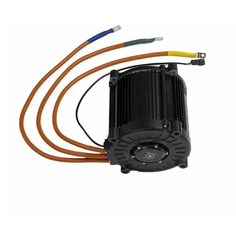QS180 90H 8000W Mid Drive Motor For Adult Electric Motorcycle with Fardriver ND72850/ND721200/ND721800 Controller DKD Display