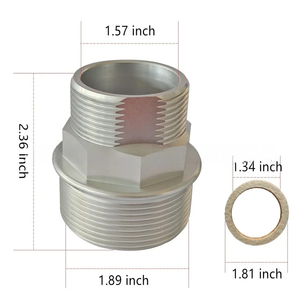 Composite Gasket Fuel Pump Adapter Supports 12V 24V 115V OEM Replacement 110909-1 Secure Leak-free Installation Adapter Kit
