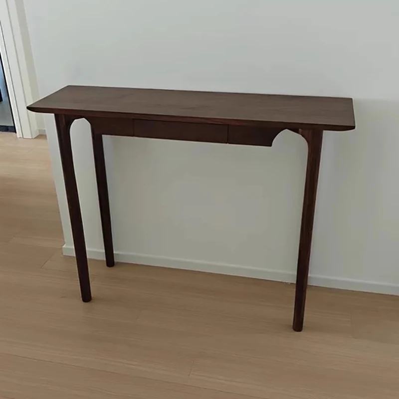 

Minimalist Premium Console Tables With Drawers Storage Chinese Style Mid Century Console Tables Slim Elegant Bureau Furniture
