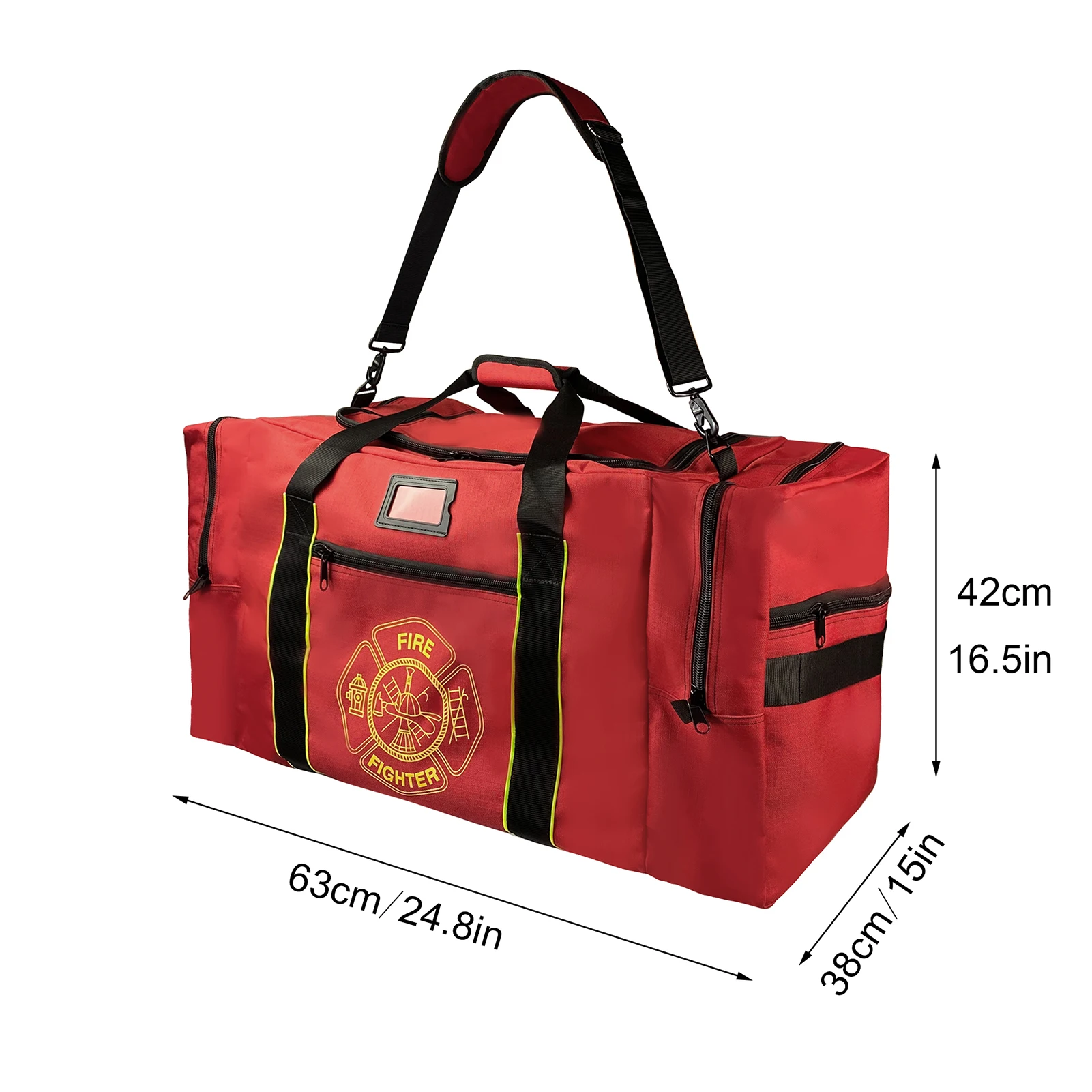 Large Firefighter Rescue Bag Rescue Turnout Fire Gear Bag For Fireman Fits Fireman Rescue Equipment Large Capacity Waterproof