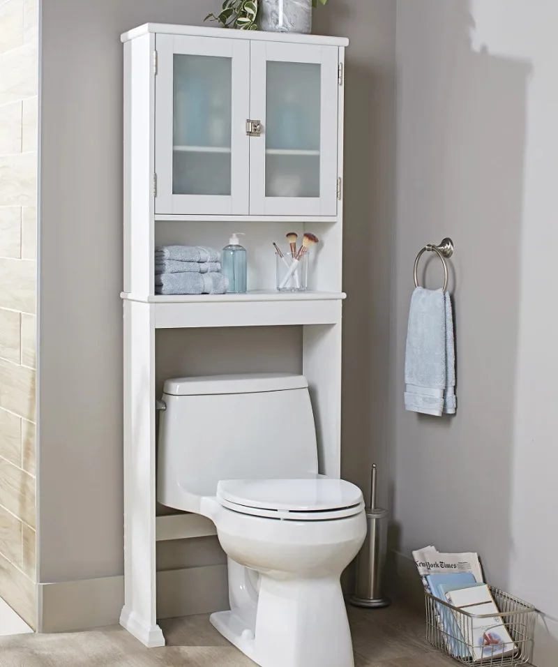 

Better Homes & Gardens 24.6" W over the Toilet Space Saver Shelves, for Kid, Adult Bath Items, White