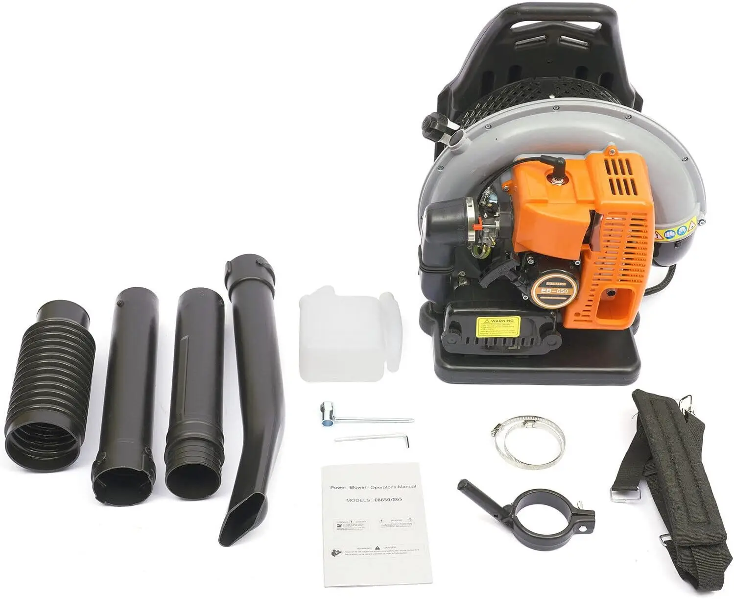 Gas Powered Leaf Blower, Commercial 2.7kW 850CFM 63CC 4.3HP 2-Stroke Powerful Lightweight Gasoline Grass Lawn Blower wi