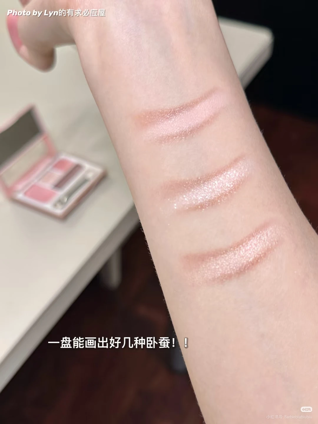 Judydoll 4 Colors Eyeshadow Palette Blush Eyeliner Eye Shadow Highlight Contour Palette Silkworm Plate Face Brighten Makeup