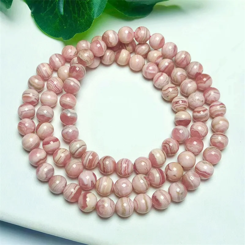 Natural Red Lace Agate Bracelet Women Men Healing Fengshui Jewelry Yoga Meditation Gift 1pcs 4/6mm