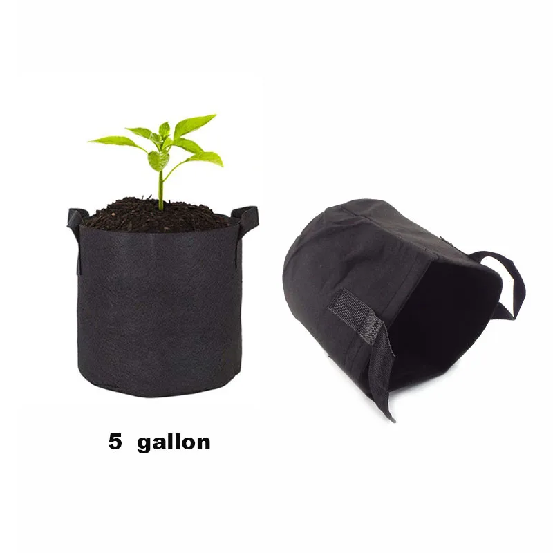 5 Gallon Plant Growing Plant Bag With Handle Vegetable Flower Fabric Seed Pot Eco-Friendly Ventilate Garden Tools