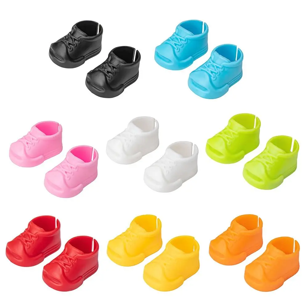 

New Hand-made For Shoes Multiple Styles Plastic Doll Outfit Slippers DIY Dressing Replacement Doll Shoes Doll Toys
