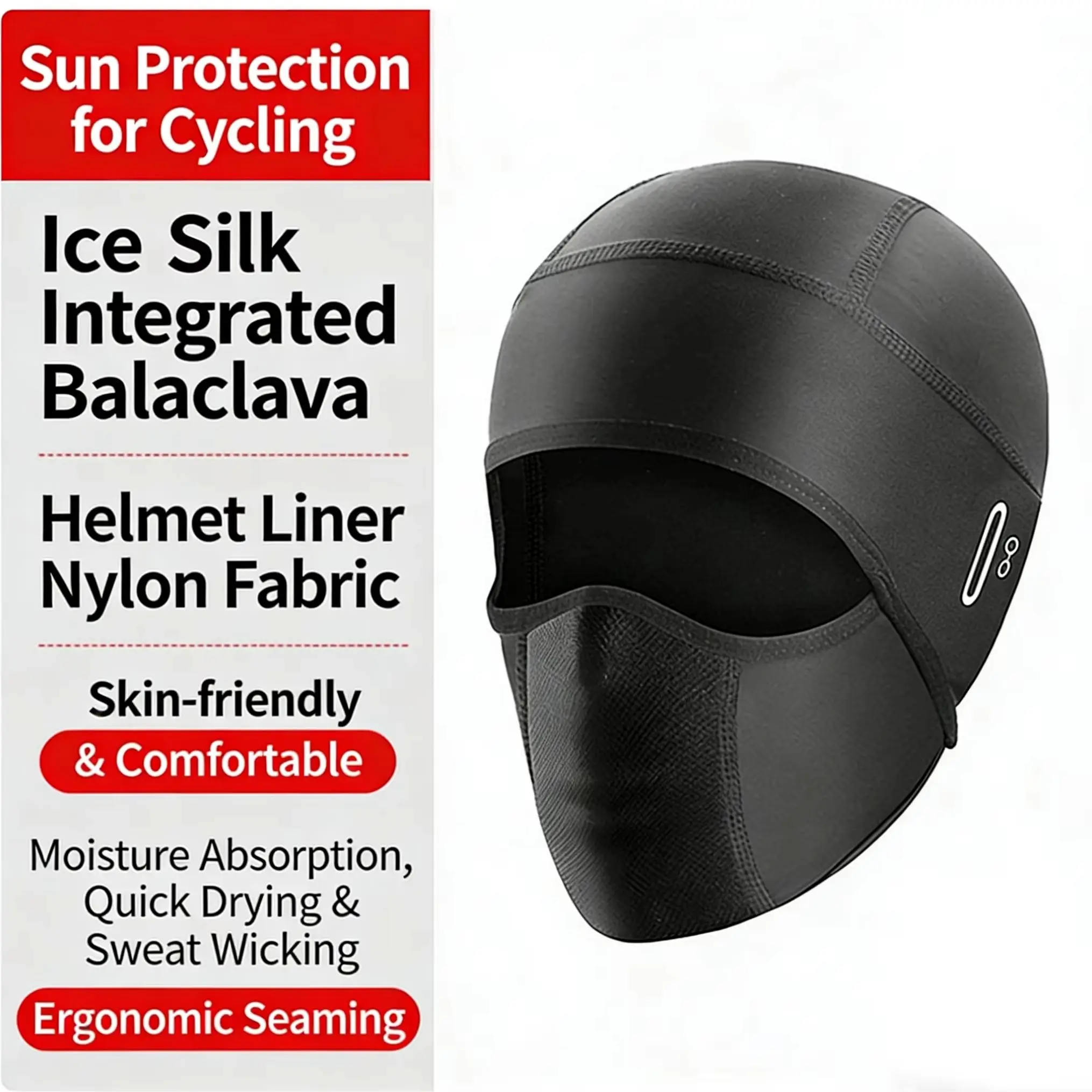 AliExpress NONE Sports Helmet Liner Ice Silk Hat Breathable Windproof Sports Balaclava Summer Headwear Motorcross Face Mask Cycling Cap