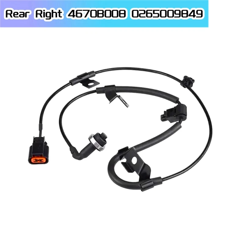 

Rear Right ABS Wheel Speed Sensor 4670B008 0265009849 For Mitsubishi Pajero Montero Sport Strada Triton L200 2.4L