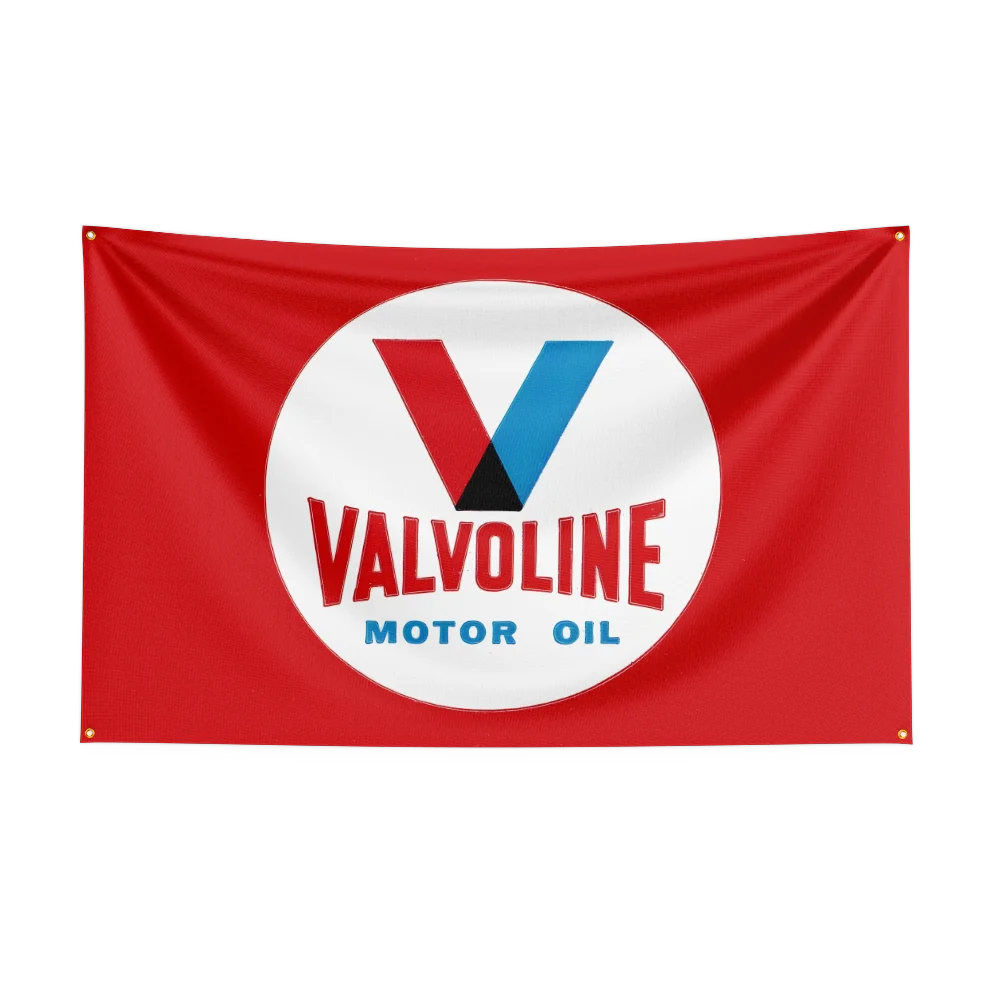 3x5 Ft V-Valvolines Motor Car Oil Flag Motoring Racing Workshop Car Banners Tapestry Flag Outdoor For Decoration Engine Oil