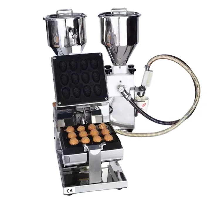 Professional Walnut Waffle Double Red Bean Cake Egg Waffle Maker Taiyaki Waffle Making Machine