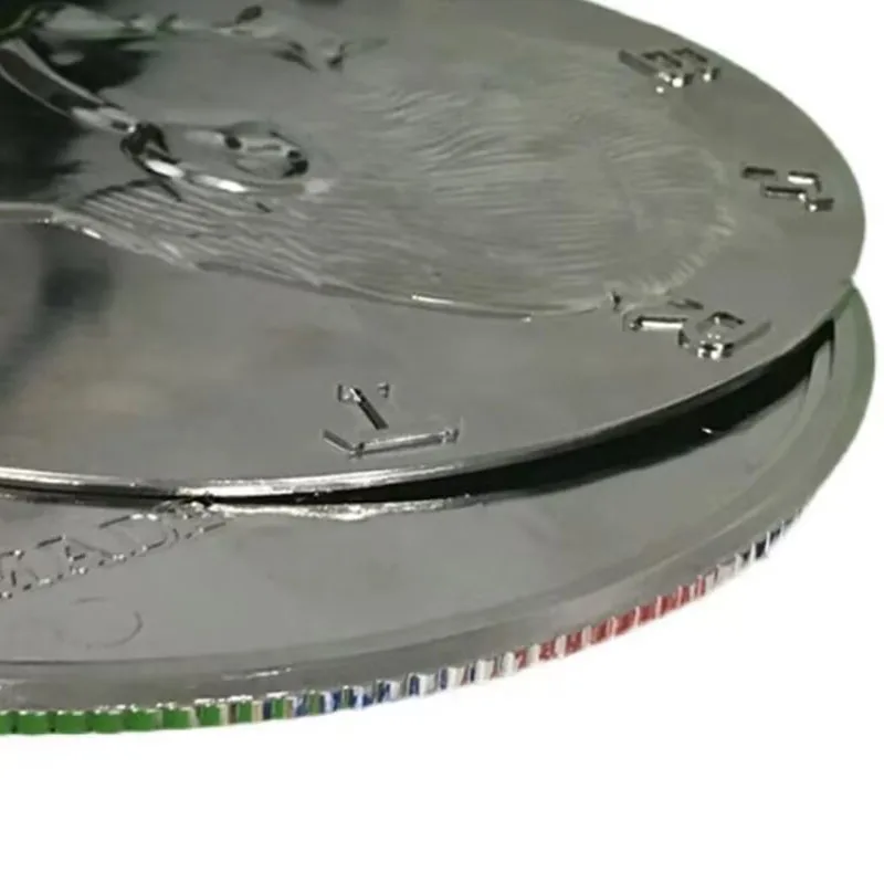 Trucchi magici Super Jumbo Half Dolla che apariscono la moneta Magia Magie Illusioni Oggetti di scena per espedienti (25 cm, plastica)