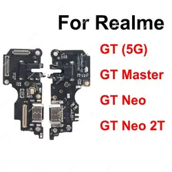 Puerto de carga USB para Realme GT Neo 2T GT Master 5G, base de carga, Conector de placa pequeña, cinta flexible