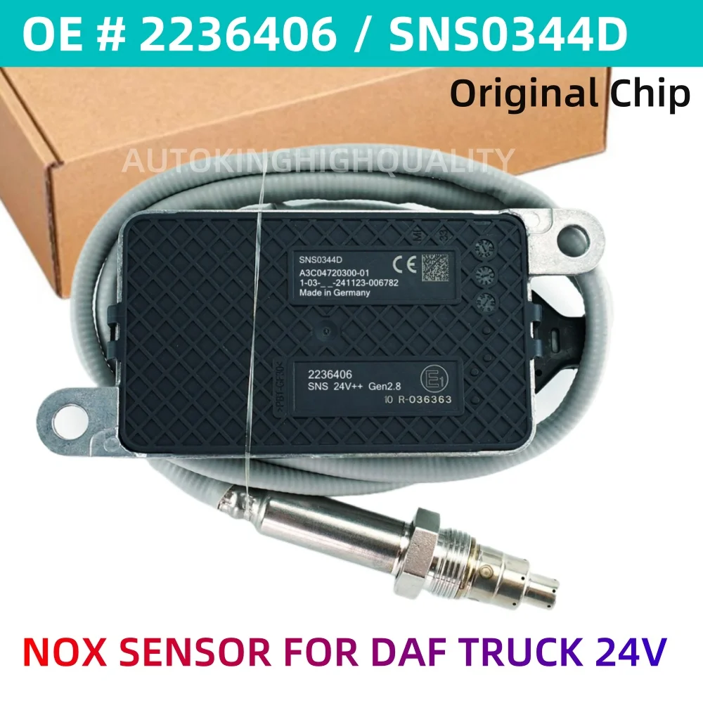 

2236406 SNS0344D 2006243 2293964 Original New Nitrogen Oxide Sensor Nox Sensor for DAF Truck Euro 6 Auto spare parts