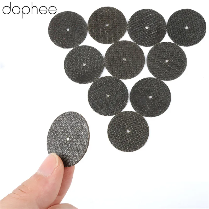 

10pcs 32mm Resin Fiber Grit Abrasive Cutting Wheels Sanding Discs Rotary Grinder Dremel Accessories Polishing Tools dophee