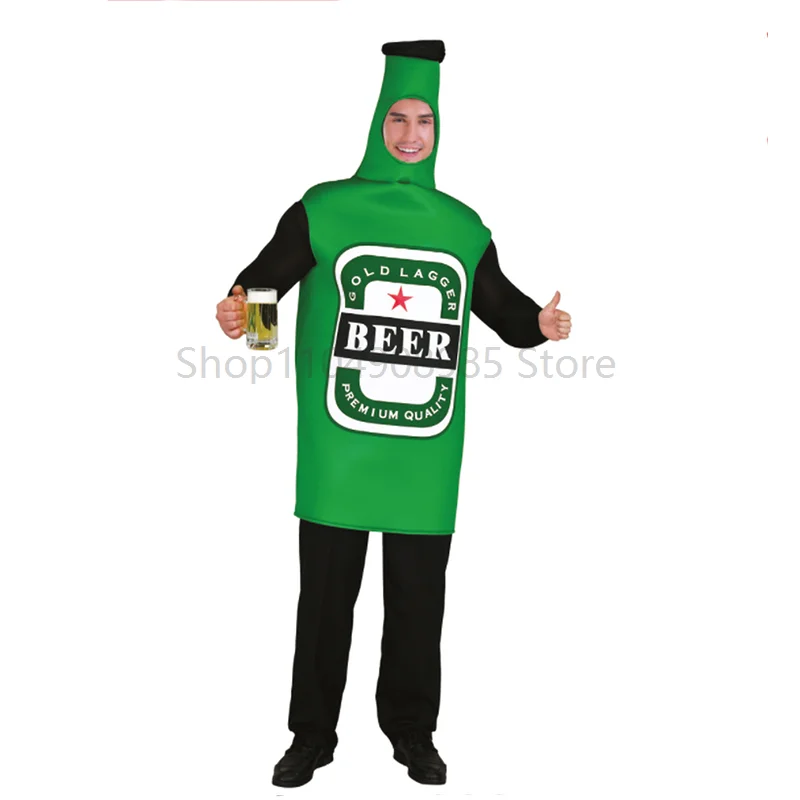 

New Beer Bottle Costume Oktoberfest Party Performance Carnival Costume Exotic Clothes Party Birthday Gift