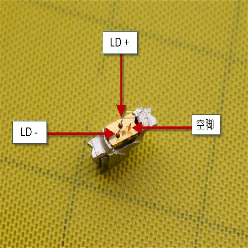 Nichia Diodo láser azul violeta desmontado de 80 mW 405 nm con funda de aluminio con buena protección contra puntos