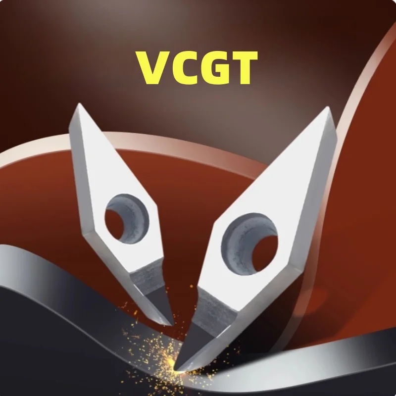 

1PCS VCGT160402 160404 160408 Diamond Inserts VCGT PCD Aluminum Alloy End Mills Tool CNC Carbide Turning Inserts Lathe 1pcs