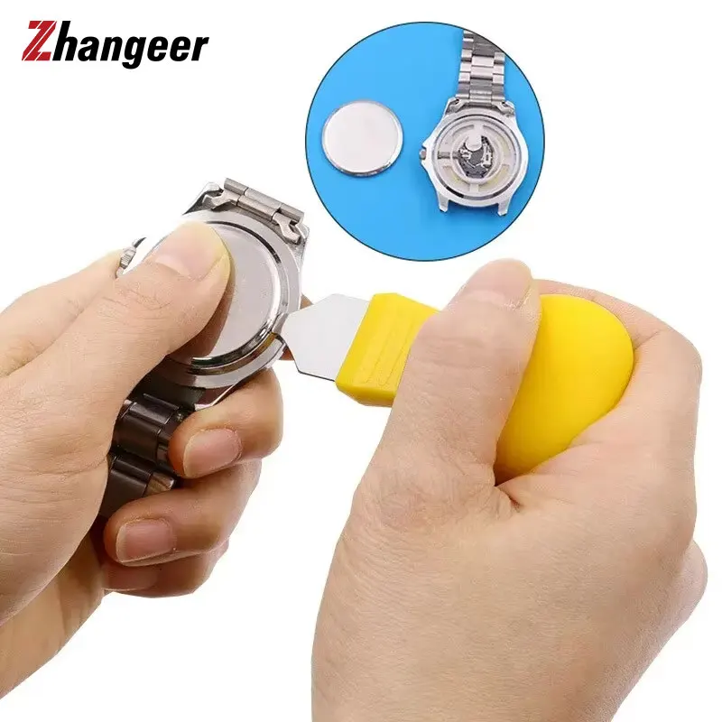 

Многофункциональный нож для часов, открывалка для корпуса часов, средство для снятия задней крышки из нержавеющей стали, инструмент для ремонта гаек с твердым корпусом