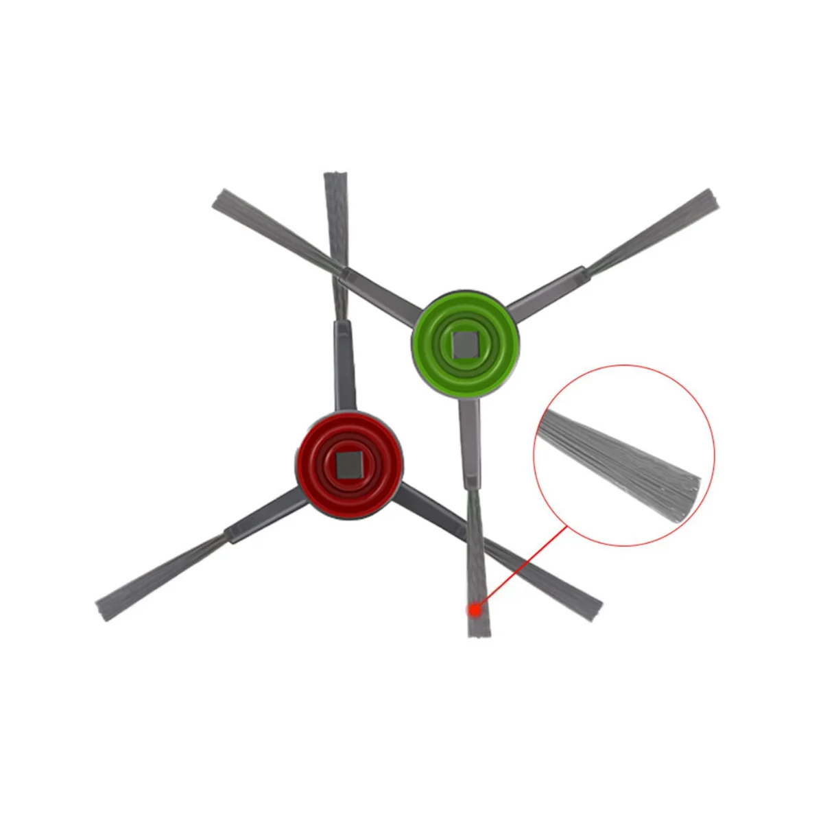 أجزاء المكنسة الكهربائية لـ CC Robot مكانس الأسطوانة الجانبية الرئيسية فرشاة فلتر Hepa قطع الغيار استبدال الملحقات