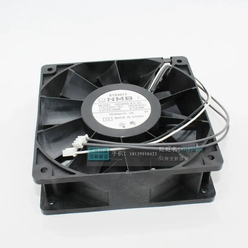 For 12038RB-A1L-EL NMB fan 115/230V 12cm large air volume chassis electric cabinet cooling fan