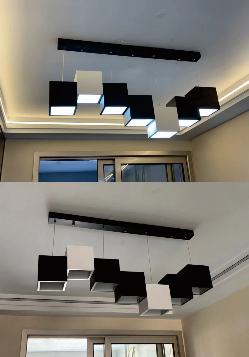 

Modern Creative Pendant Lights Full Spectrum Indoor Hanging Line Lamp for Restaurant Living Room Designer Lighting Fixture