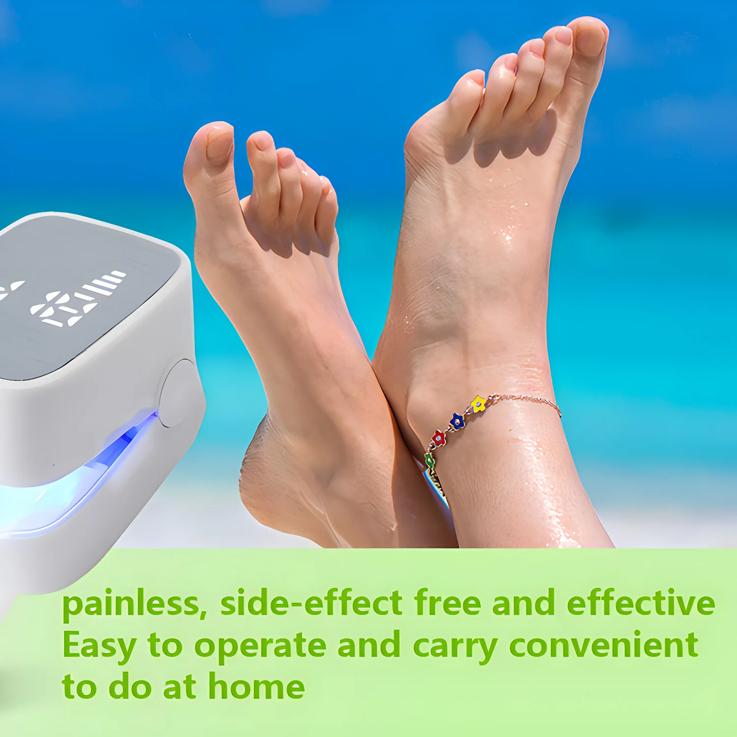 Nail Fungus Laser Assist Tool UV Professional Nail Fungus Cleaning Laser Device Nail Phototherapy Lamp Rechargeable view 6