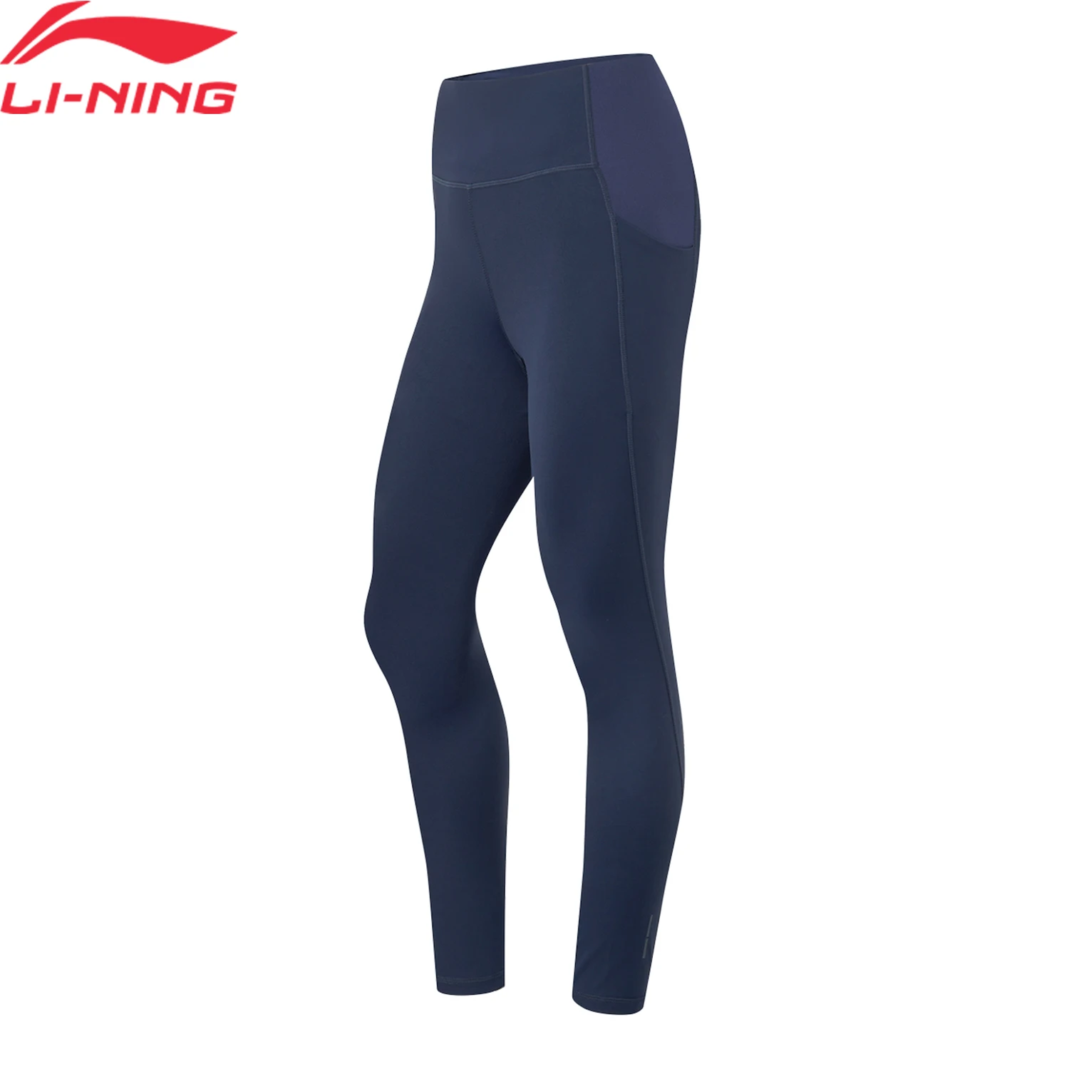 Li-Ning Women Fitness Series Pants Tight Fit Comfortable 62%Nylon38%Spandex LiNing Soft Smooth Leisure Sports Trousers AULU020