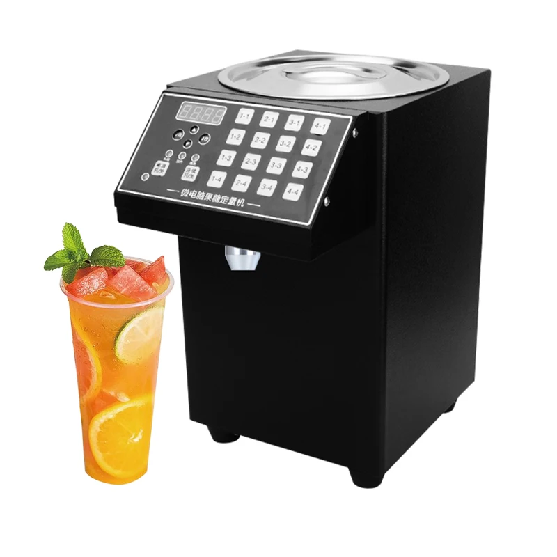 

16 Grid Fructose Machine Syrup Dispenser Fructose Dispenser Fructose Quantizer for Bubble Tea Shop