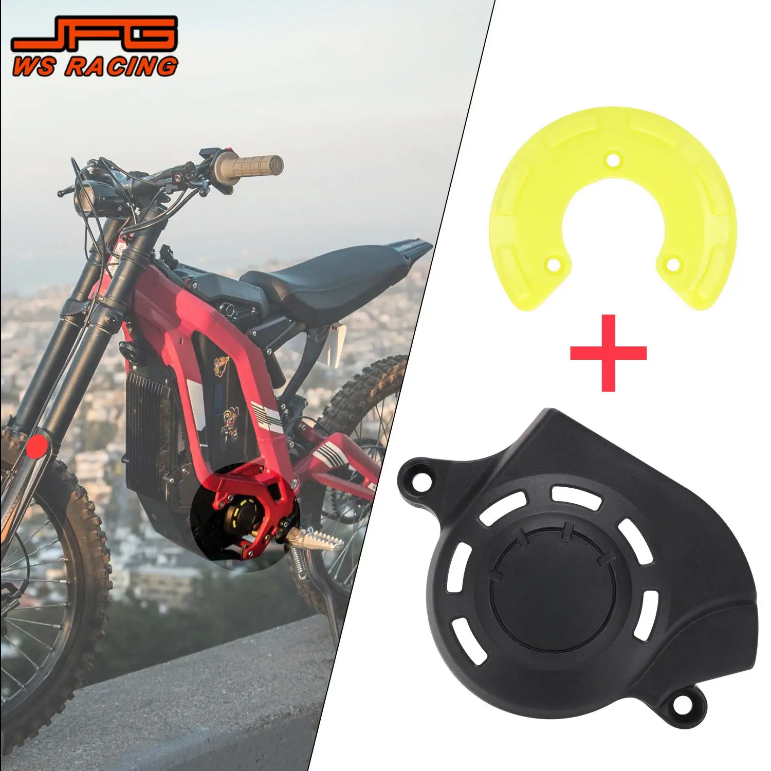 For Surron Engine Case Cover Motorcycle Engine Saver Guard For Sur-Ron Sur Ron Light Bee X S Segway X160 X260 Electric Dirt Bike