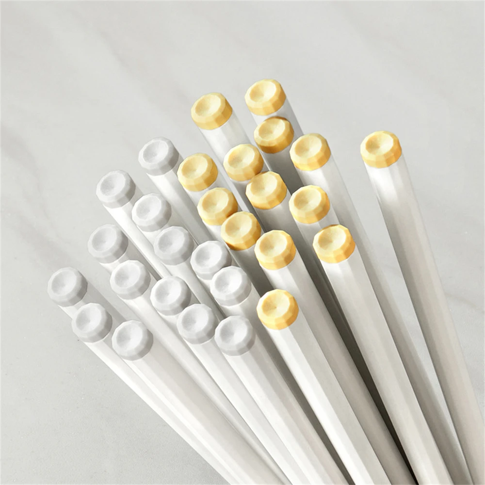 1/3/5PCS Catering Accessories Easy To Clean Reusable Chopsticks Preferred Material Anti-slip Alloy Chopsticks High Quality