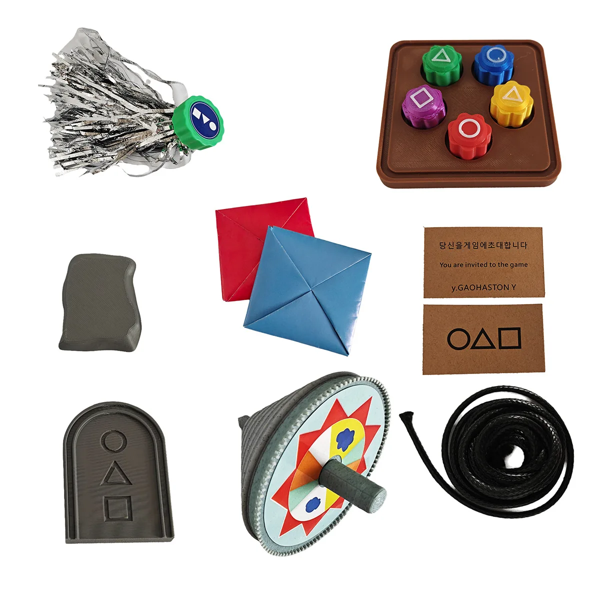

Korean Traditional Play Game Gonggi Jack Stone Pebbles Set Round Case Play Party Game Desktop Gonggi Game Toys Sets