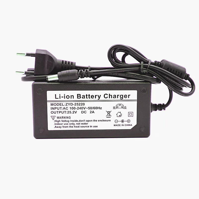 24V 12.0 Ah 6s 2p 18650 lithium ion battery 25.2 v 12000mAh electric bike moped lithium ion battery with BMS charger