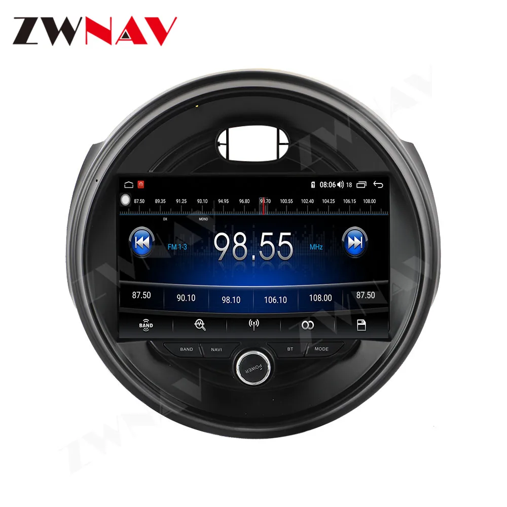 Android 13.0 CarPlayสําหรับBMW Mini Cooper F55 F56 F57 2015-2019 วิทยุบลูทูธยานยนต์มัลติมีเดียCentral Autoหน้าจอสเตอริโอ