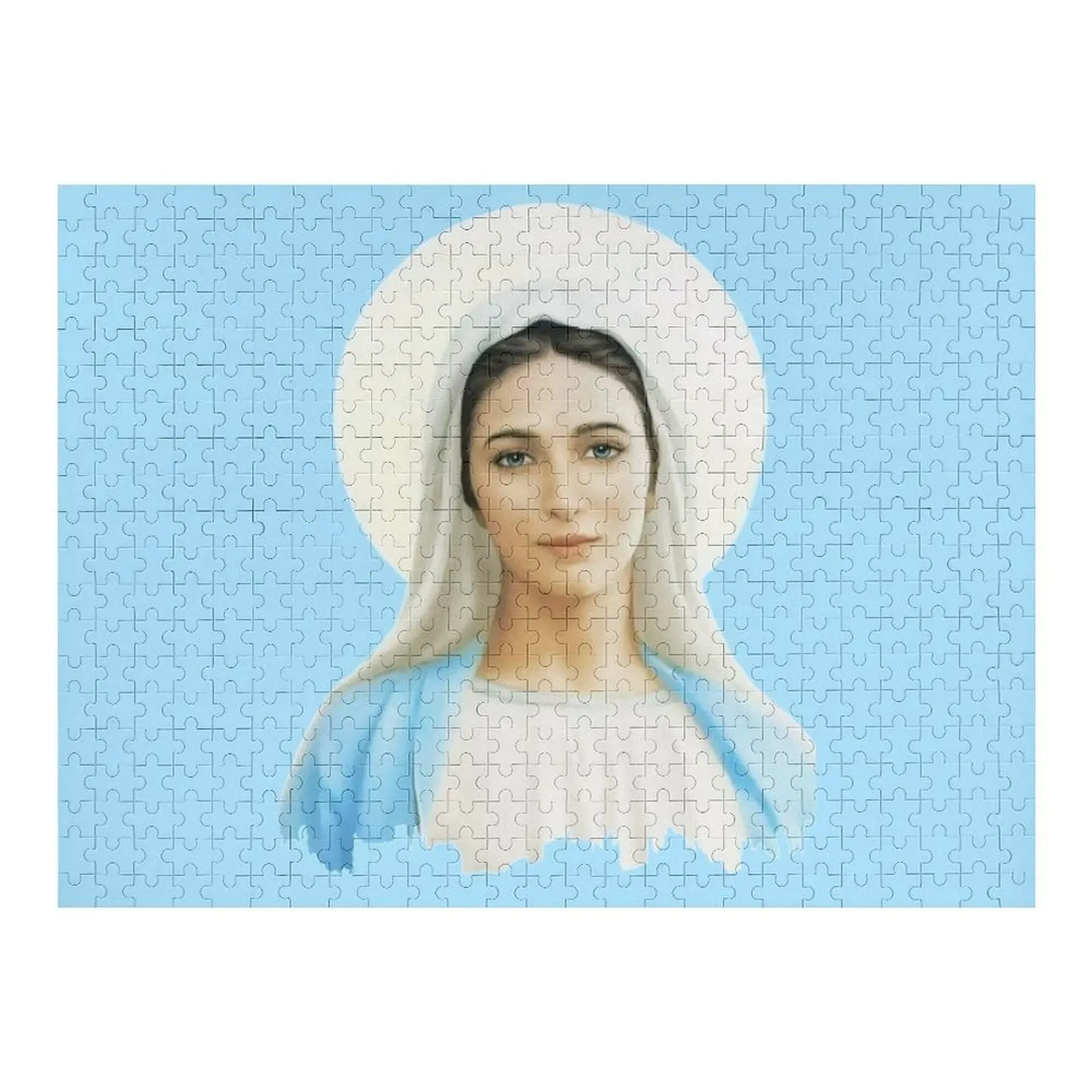 

Virgin Mary, Queen of Peace, Our Lady of Medjugorje Jigsaw Puzzle Personalized Toys Personalised Toys Puzzle