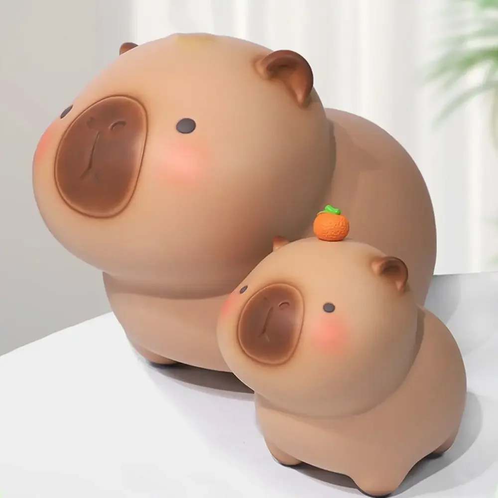 Cute Cartoon Capybara Piggy Bank Large Capacity Guinea Pig Piggy Bank Cash Savings Home Decoration Desktop Crafts Kids Gifts