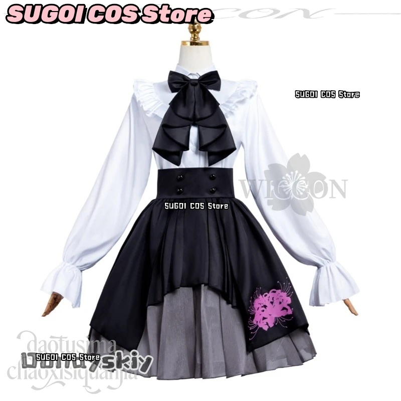 

SU COS@Vladilena Milize Cosplay Anime 86eightysix Costume Lycoris Radiata Goth Lolita Kawaii Bow Dress Christmas Halloween