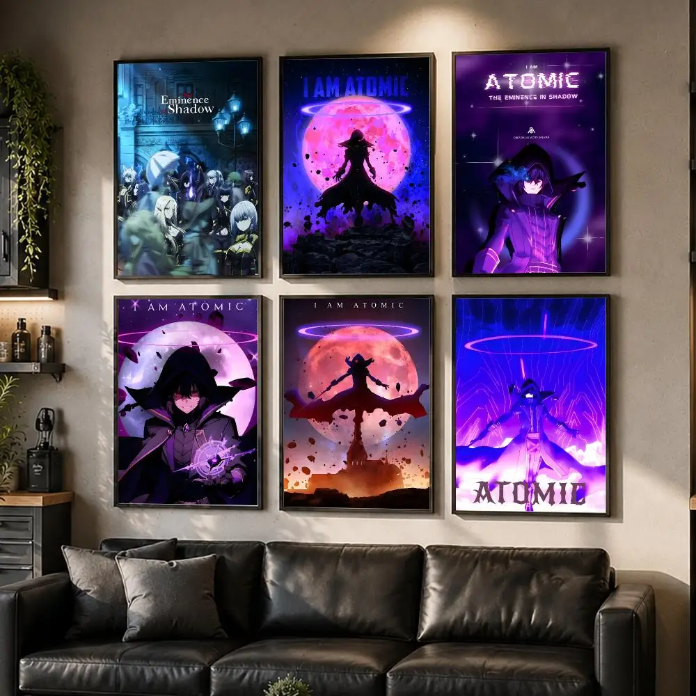 The E-Eminence In Shadow Anime Poster HD Waterproof Self-Adhesive Wall Art – Multi-Scene Use Top Gift Pick