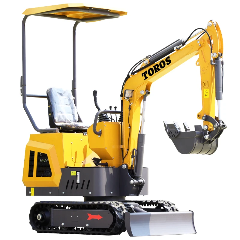 Made in China 1000KG  Excavator Mini Earth Digger EPA Engine 1Ton Small Hydraulic Digger Various Accessories Customized