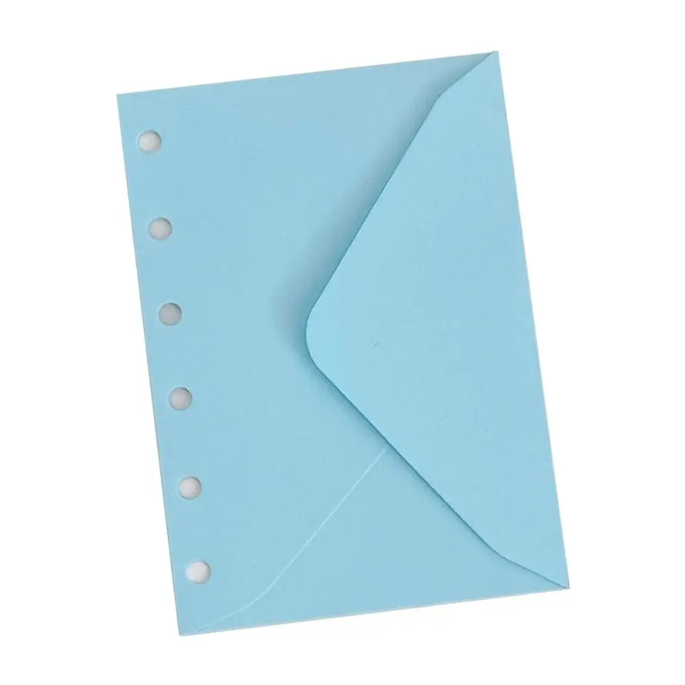 

5 шт. A7 бумажный пакет для ноутбука красочный съемный конверт бумажная классификация 6-луночная сумка для хранения офисных канцелярских принадлежностей