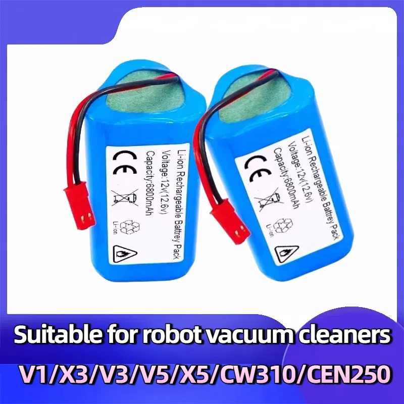 

11.1V Lithium Battery for Llife V1/X3/V3/V5/X5/CW310/CEN250 Robotic Vacuum, for 3200mAh/3800mAh/4500mAh/6800mAh/9800mAh/12800mAh