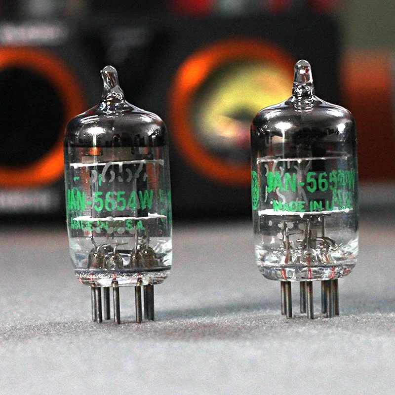 2PCS 5654W 5654 Vacuum Tube Valve Vacuum Electronic Tube Pairing for Audio Tube PreAmp